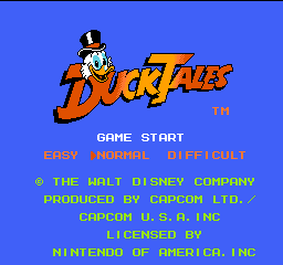 Duck Tales (USA) Title Screen